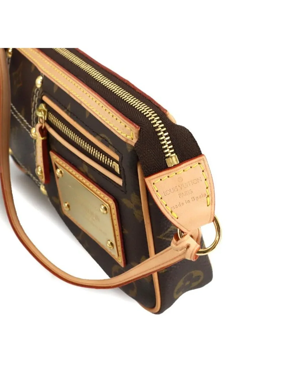 Louis Vuitton Monogram Rivet Pochette Soir Pouch